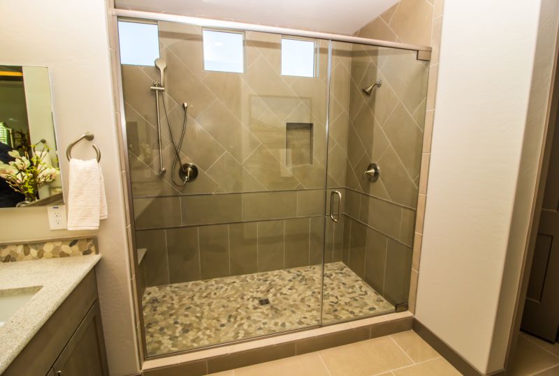 Floor-to-Ceiling Glass Shower
